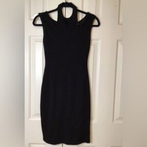Bailey 44 Black Halter LBD, Size XS in Like New Condition